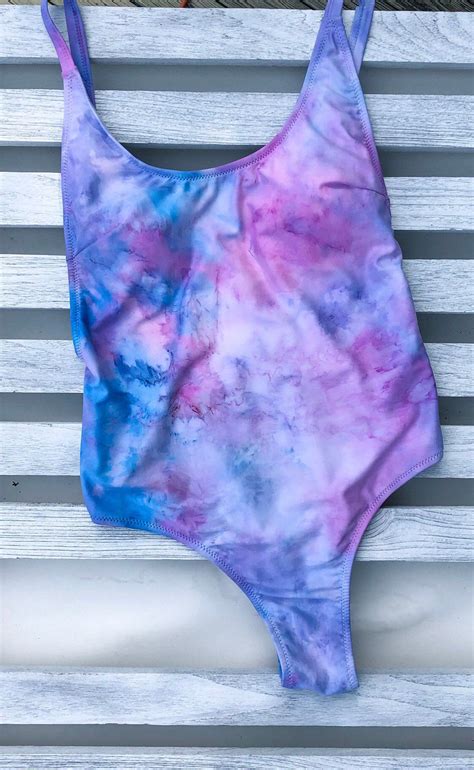 Tie Dye Nylon Blend Swimsuit 